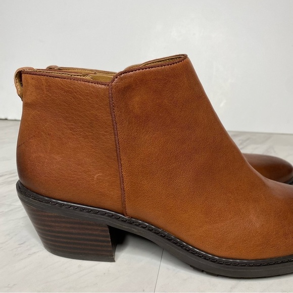 Sam Edelman Pryce Brown Leather Bootie 10M - Picture 9 of 14